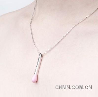 幸福的火柴&deg;純銀項(xiàng)鏈