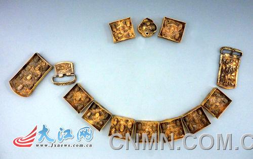 鎮館文物北宋御仙花金帶板亮相