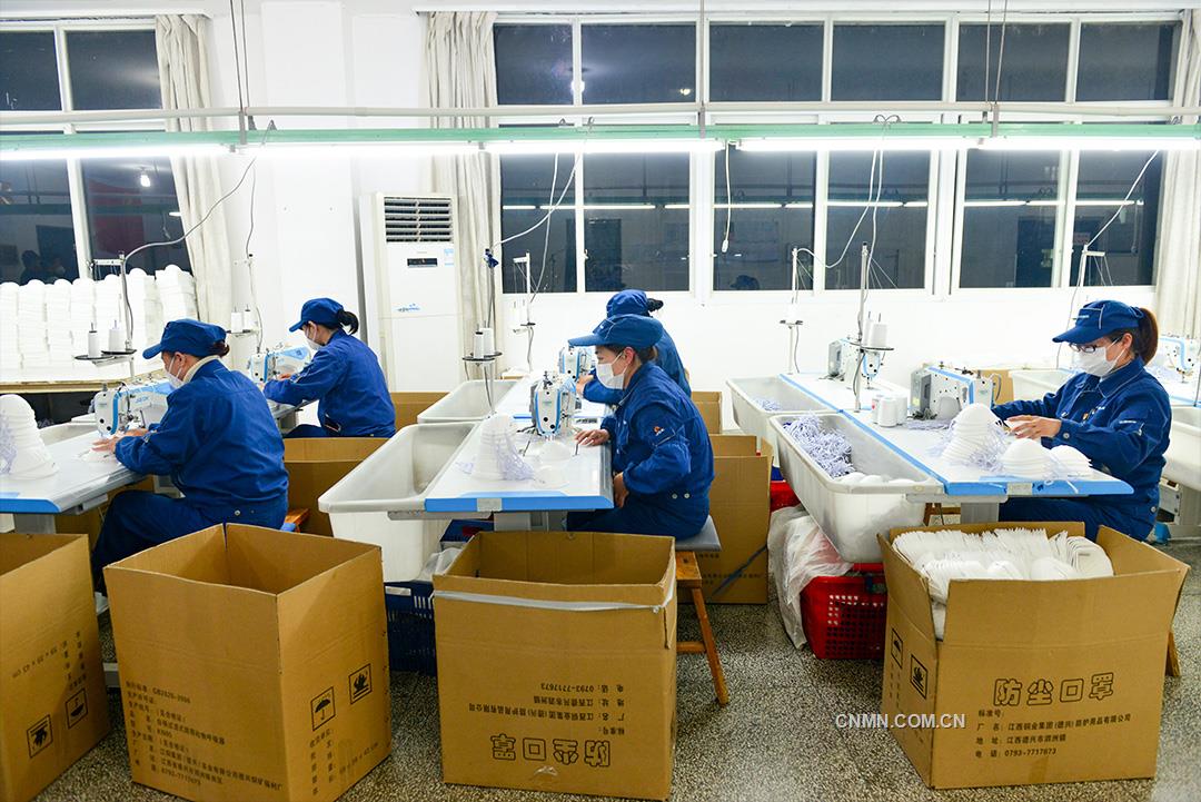 江銅加入口罩生產“大軍”