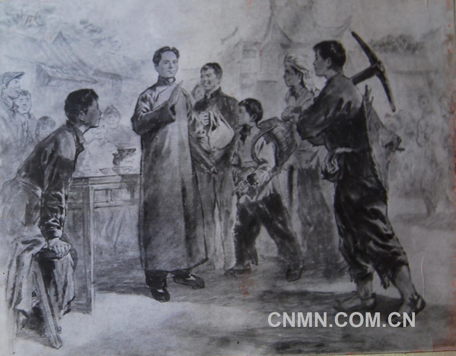 1922年4月,毛澤東親臨水口山工人,點燃了革命烽火