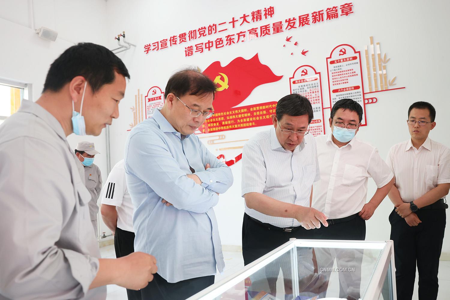 中國有色集團(tuán)黨委書記、董事長奚正平赴中色東方8