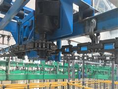 扎哈淖爾鋁業陽極組裝分廠懸鏈輸送機完成調試